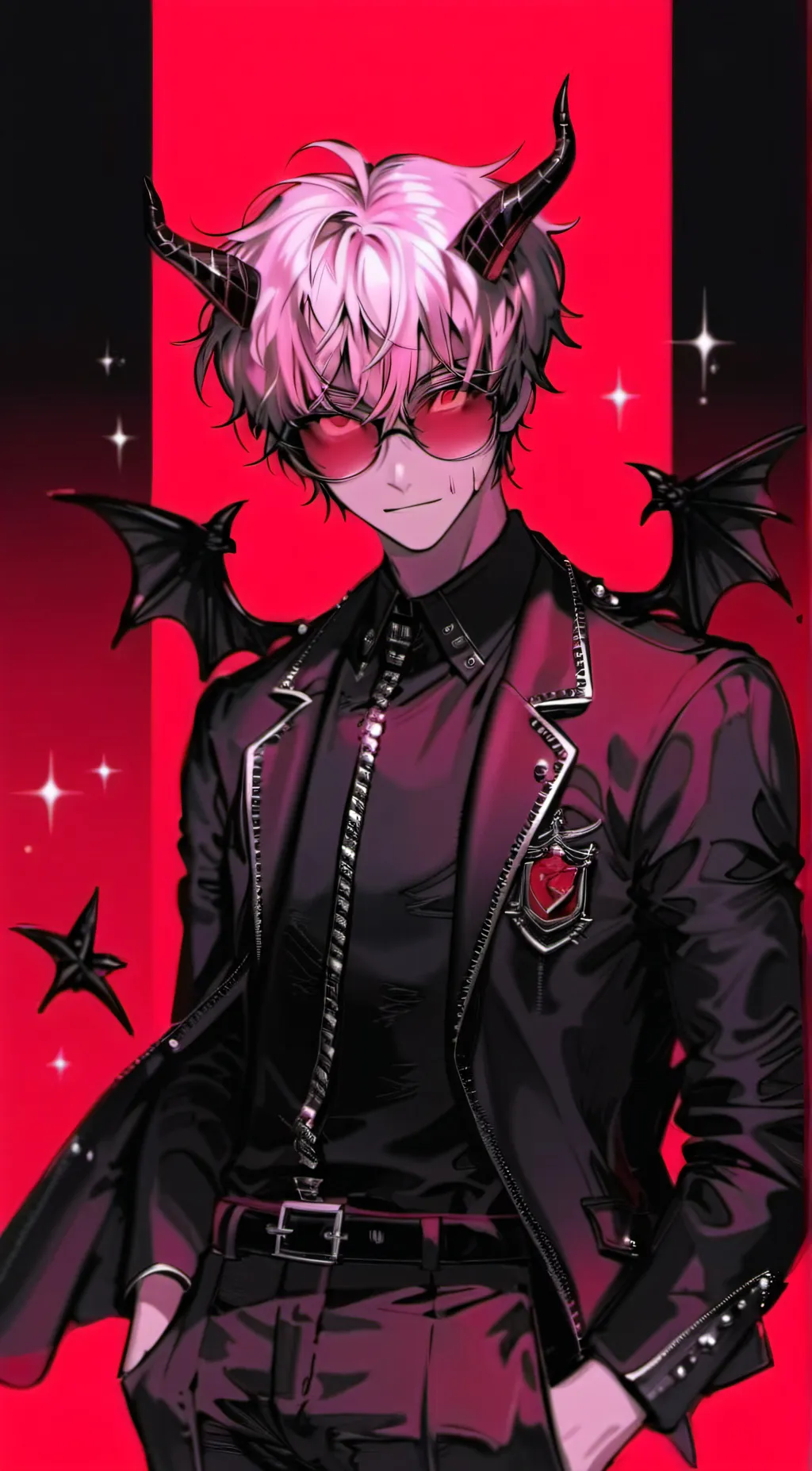 ai character: 🖤 Damien 🖤 background