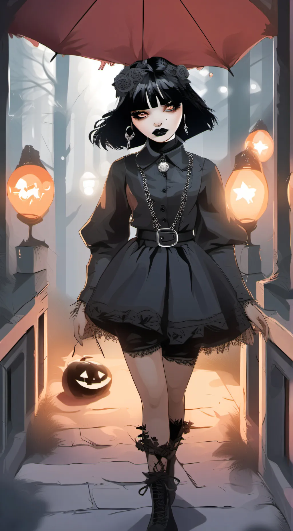 ai character: ♠︎★Scarlett◆♣︎ background