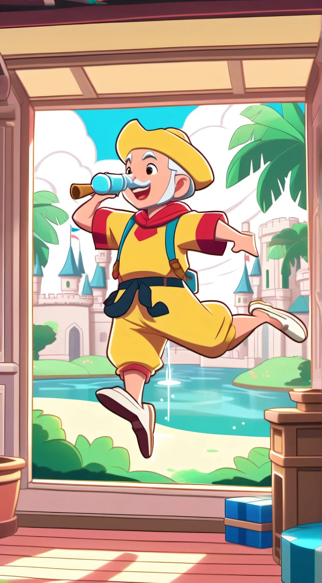 ai character: bubble tadc background