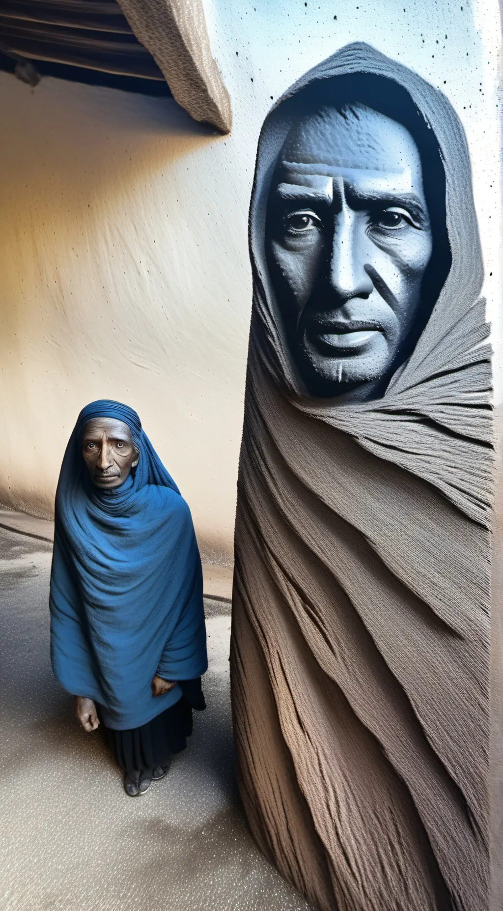 ai character: The Faceless background