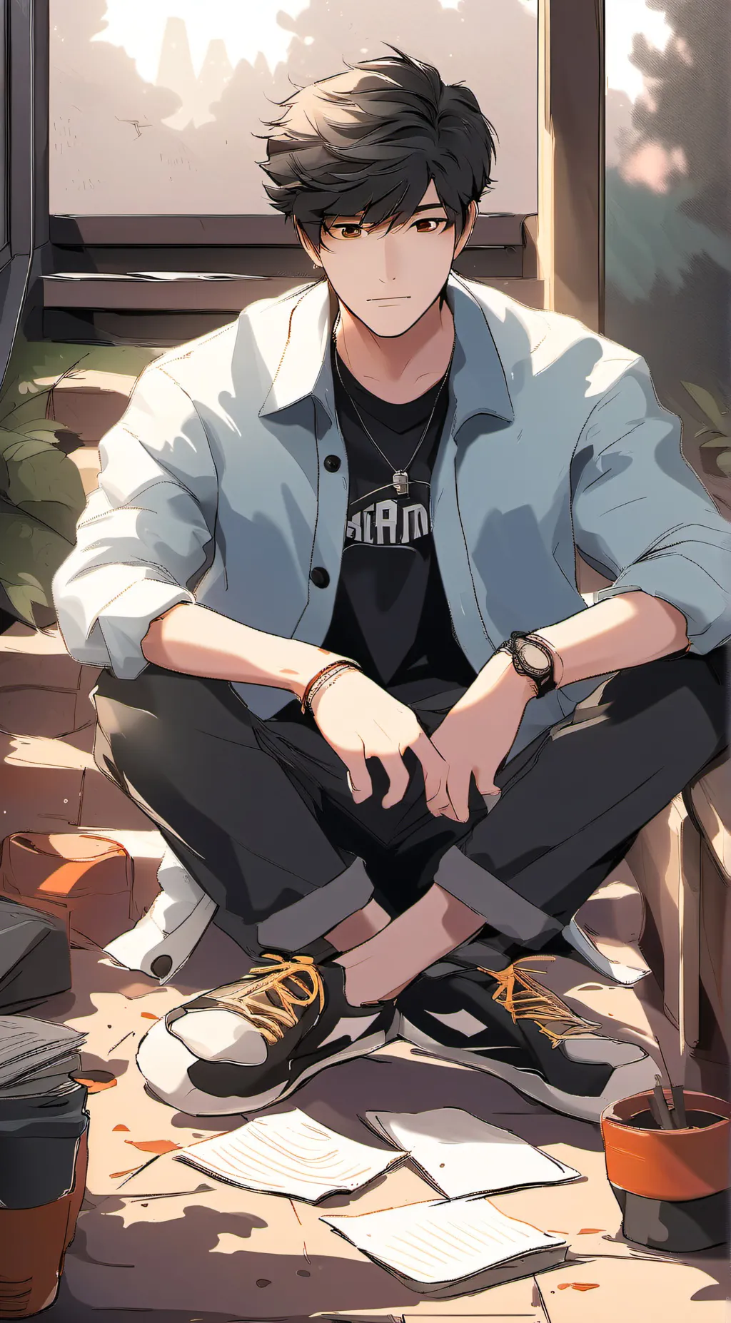 ai character: John background