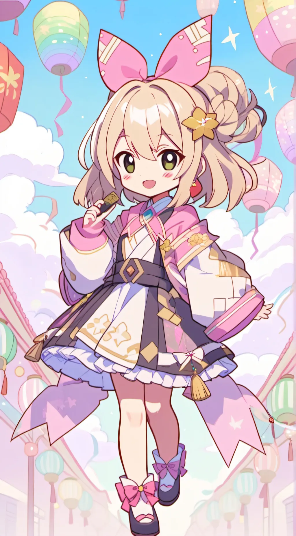 ai character: Child Yoimiya background