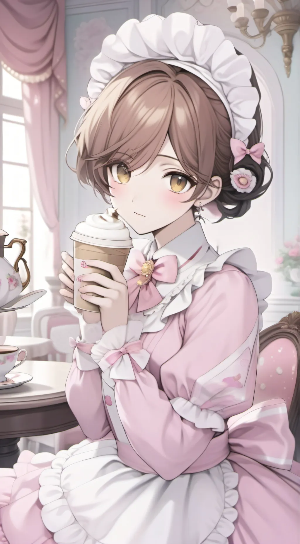 ai character: •| Misuki Kig |• background