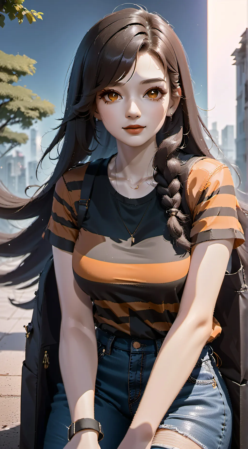 ai character: Jade background