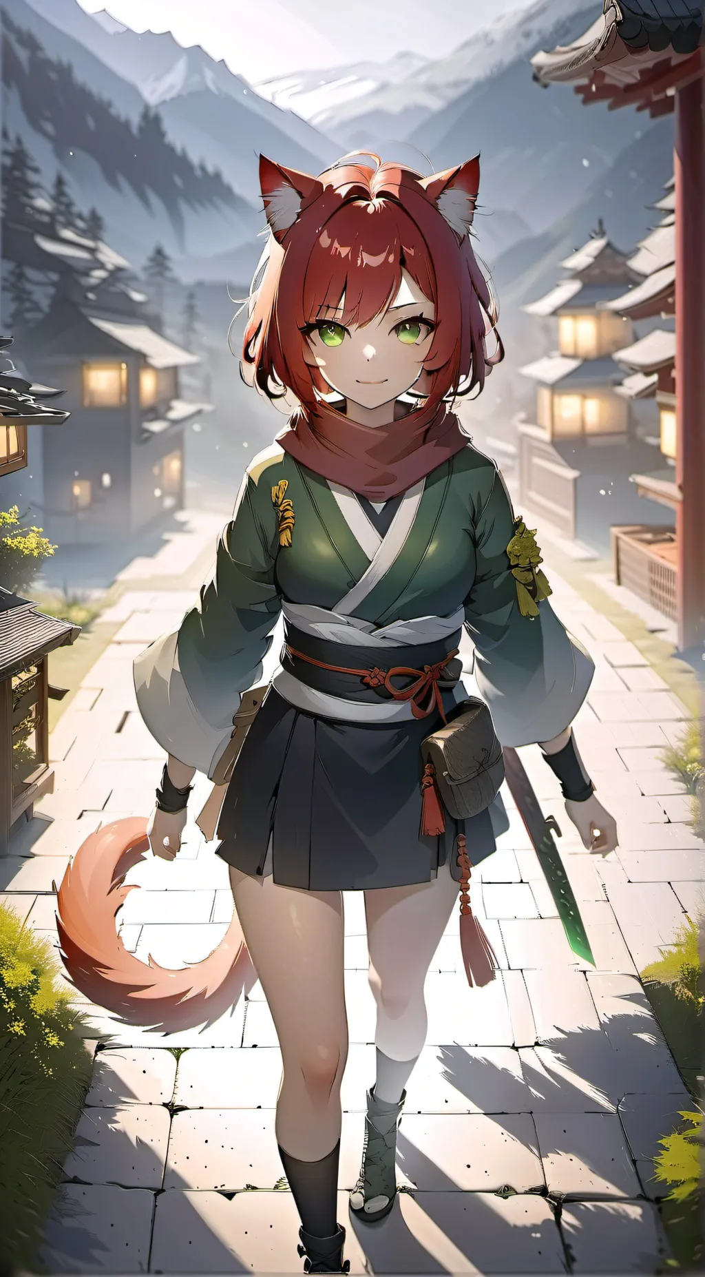 ai character: Naka  background