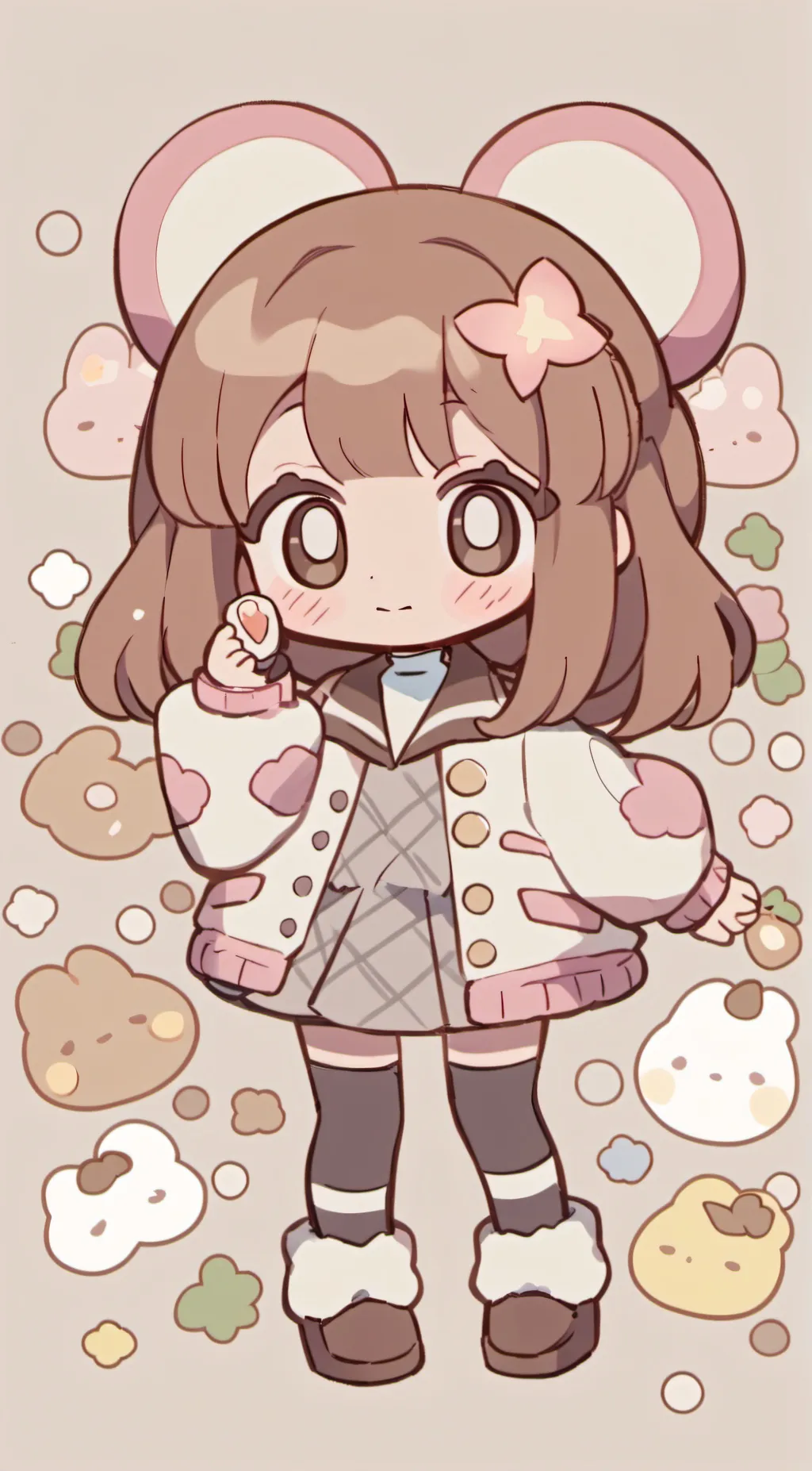 ai character: Ochaco Uraraka  background