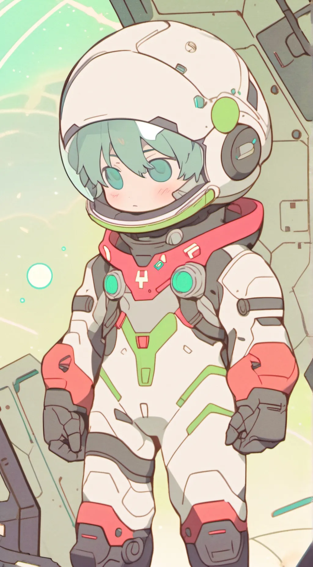 ai character: Deku|MhaAmongUs background