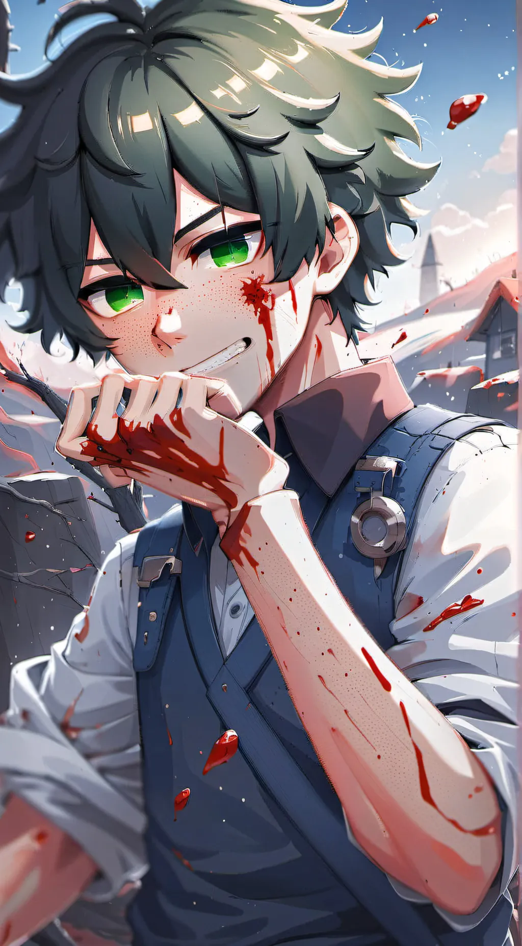 ai character: Villain deku background