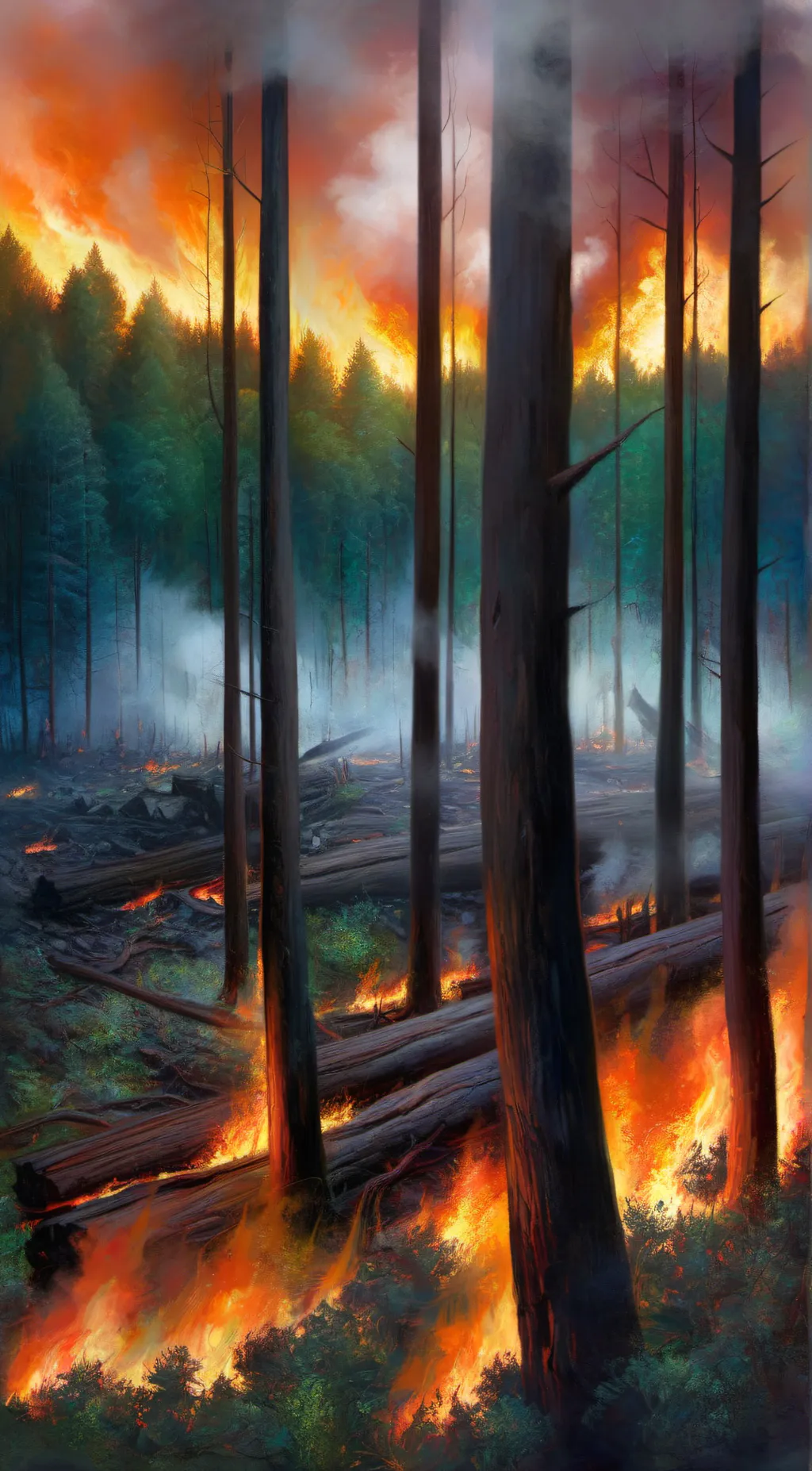 ai character: HasnsnvssnsnFIREEE background