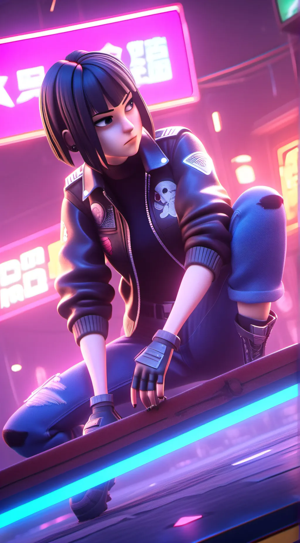 ai character: Selene Morse background