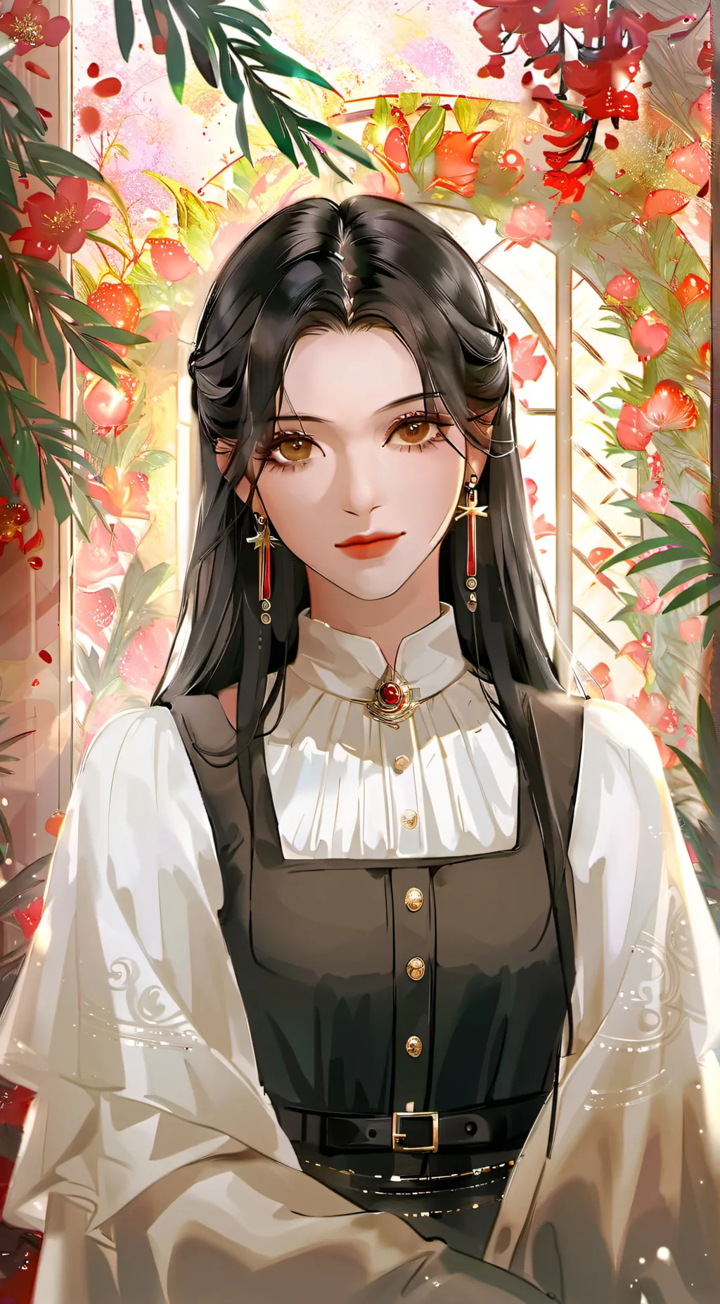 ai character: Amma Alexandra  background