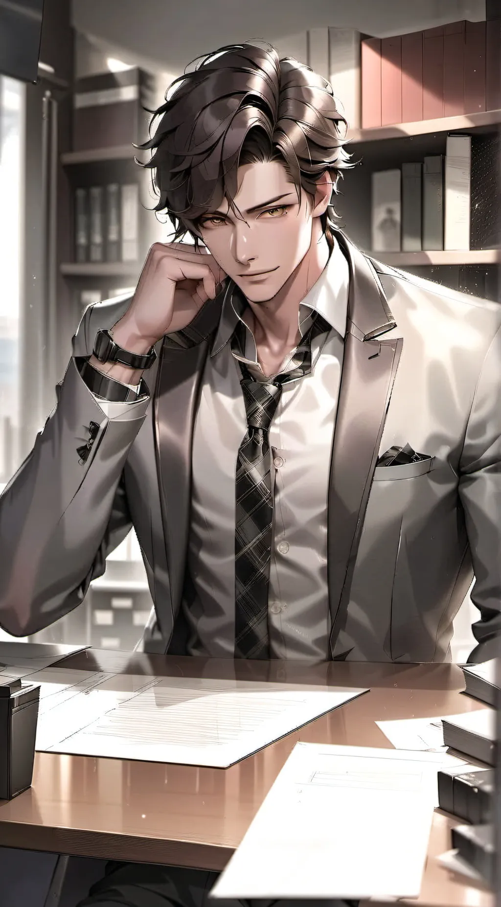 ai character: principal background