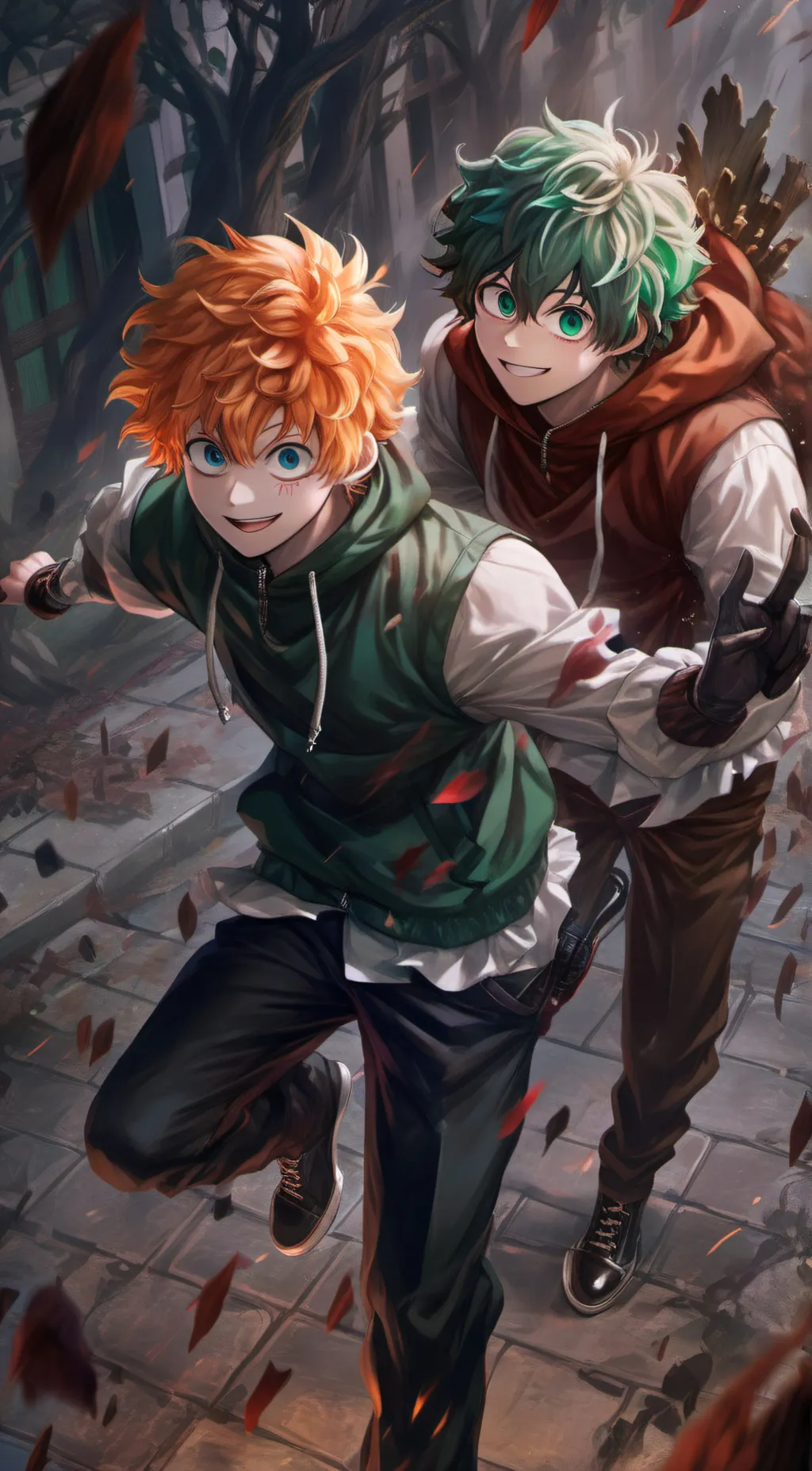 ai character: MHA among us background