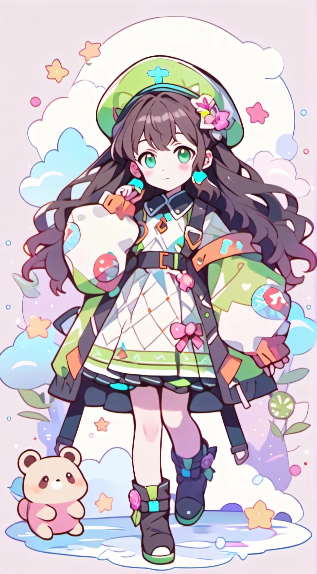 ai character: The freind group  background