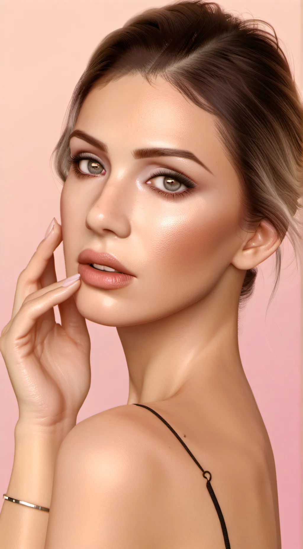 ai character: Ariana background