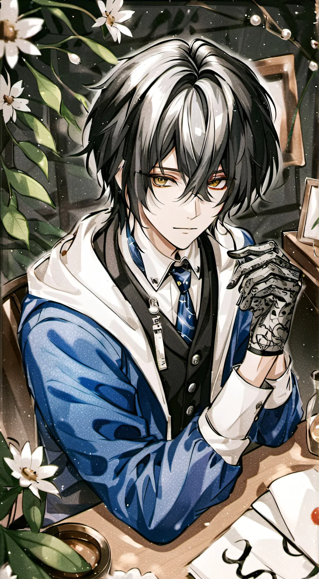 ai character: kayden background