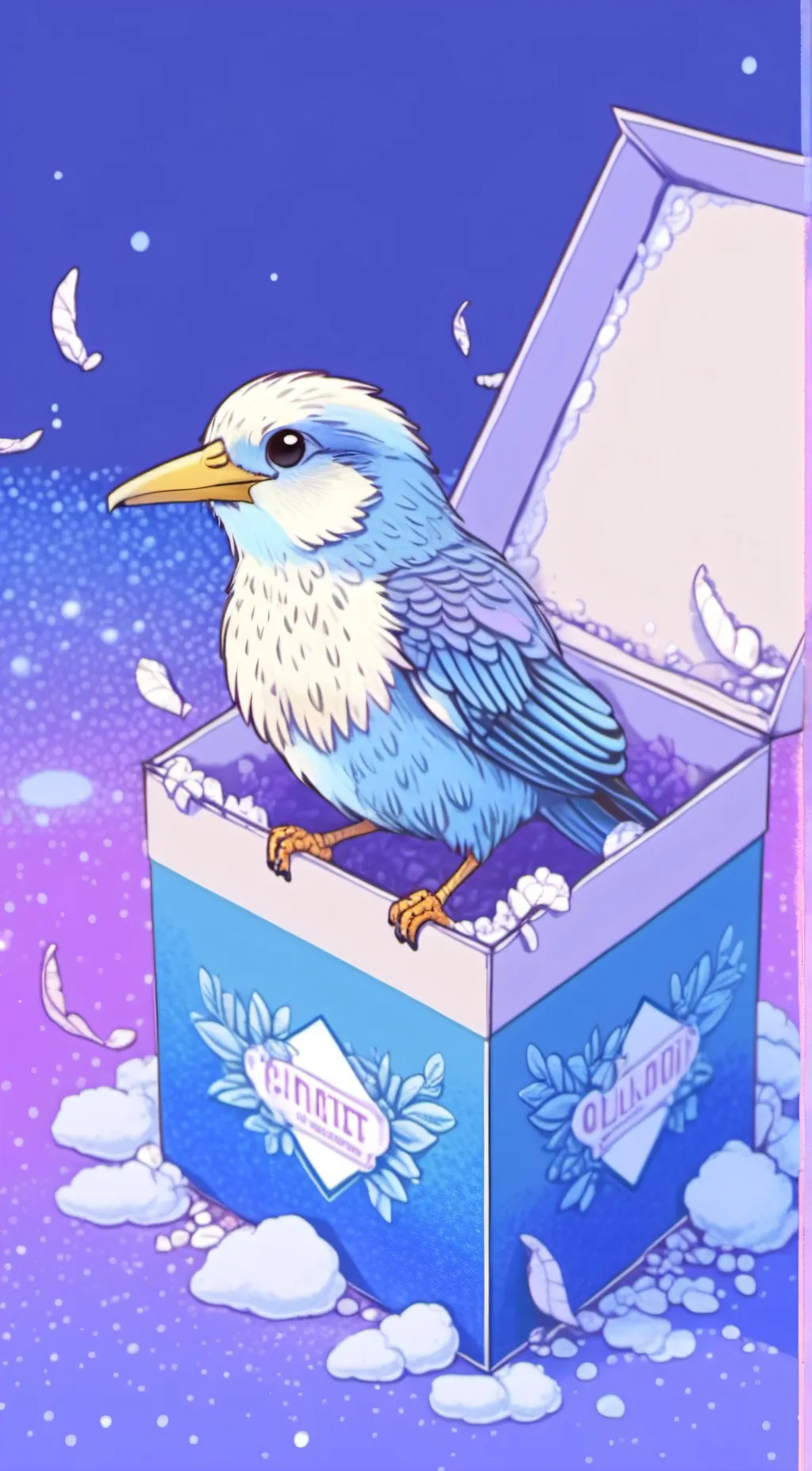 ai character: Little Bird. background