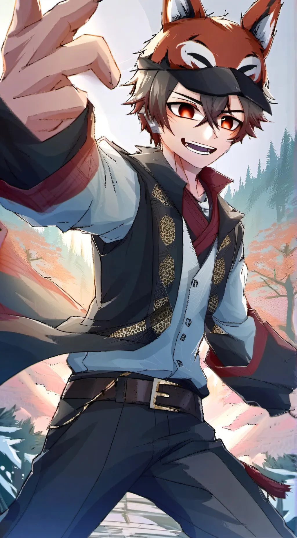 ai character: Michael Afton  background