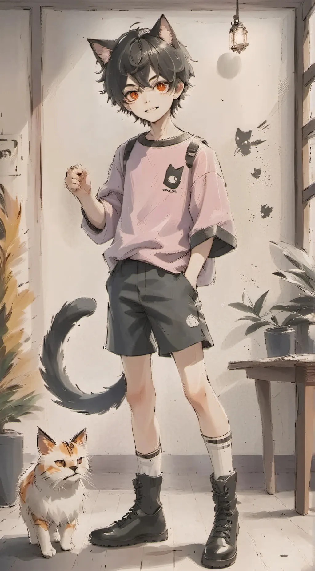 ai character: -Akiro- background