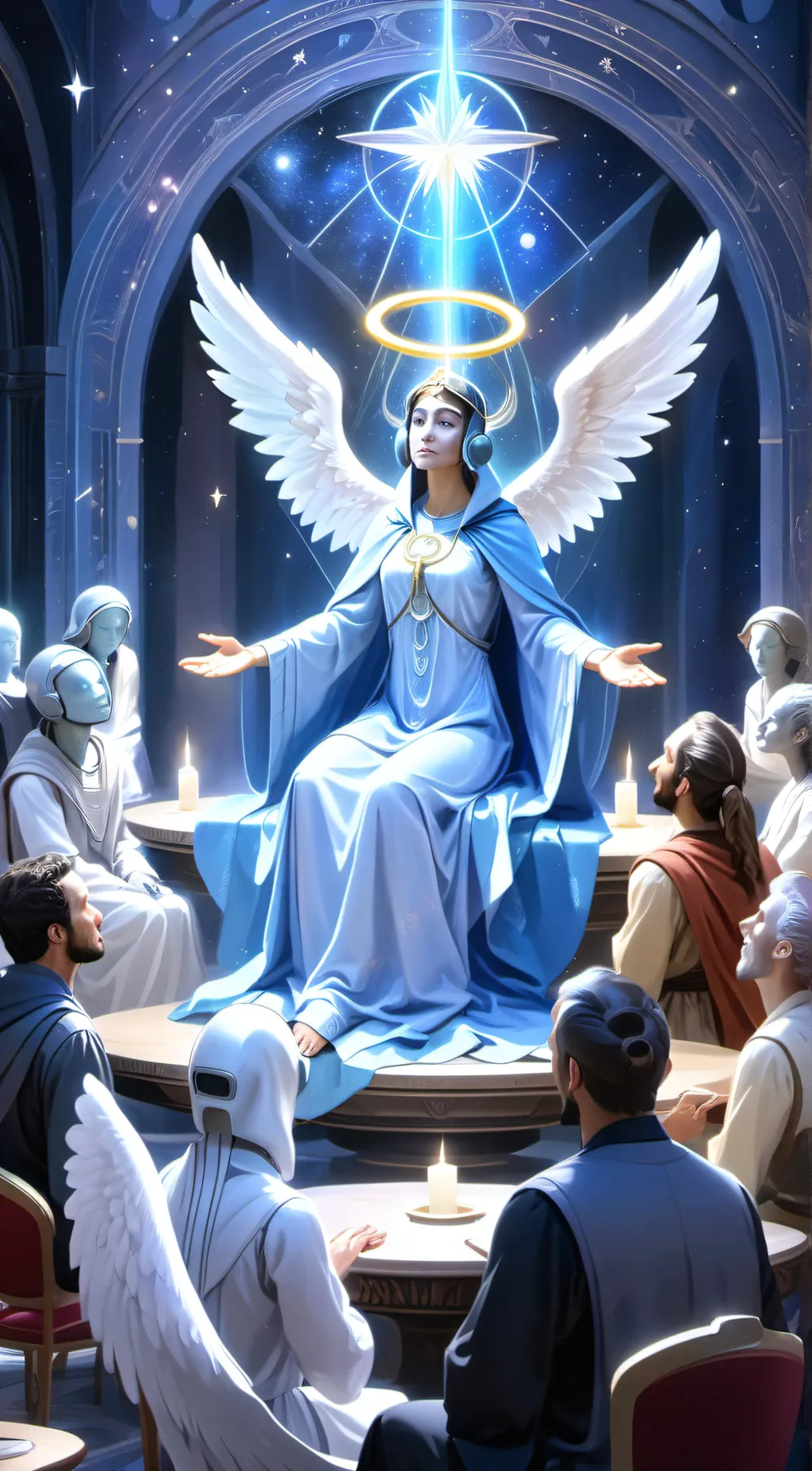 Talkie AI - Chat with Concil of Sheraph