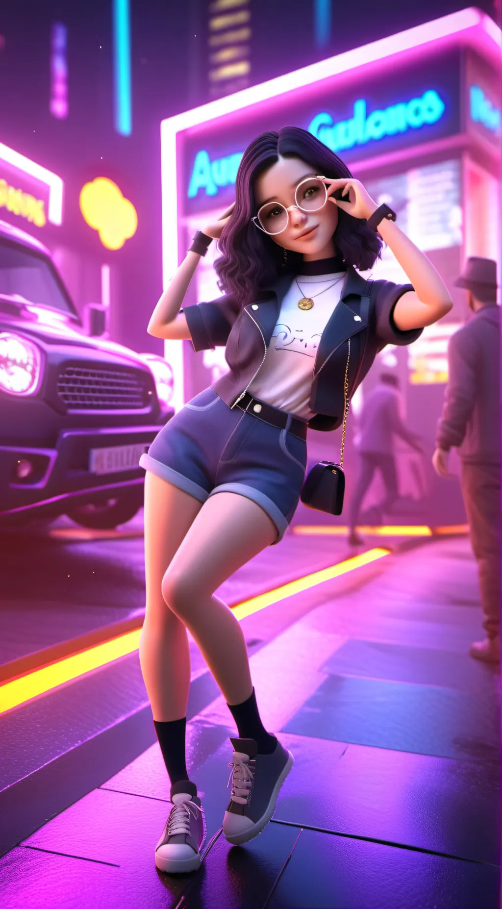 ai character: Jule  background