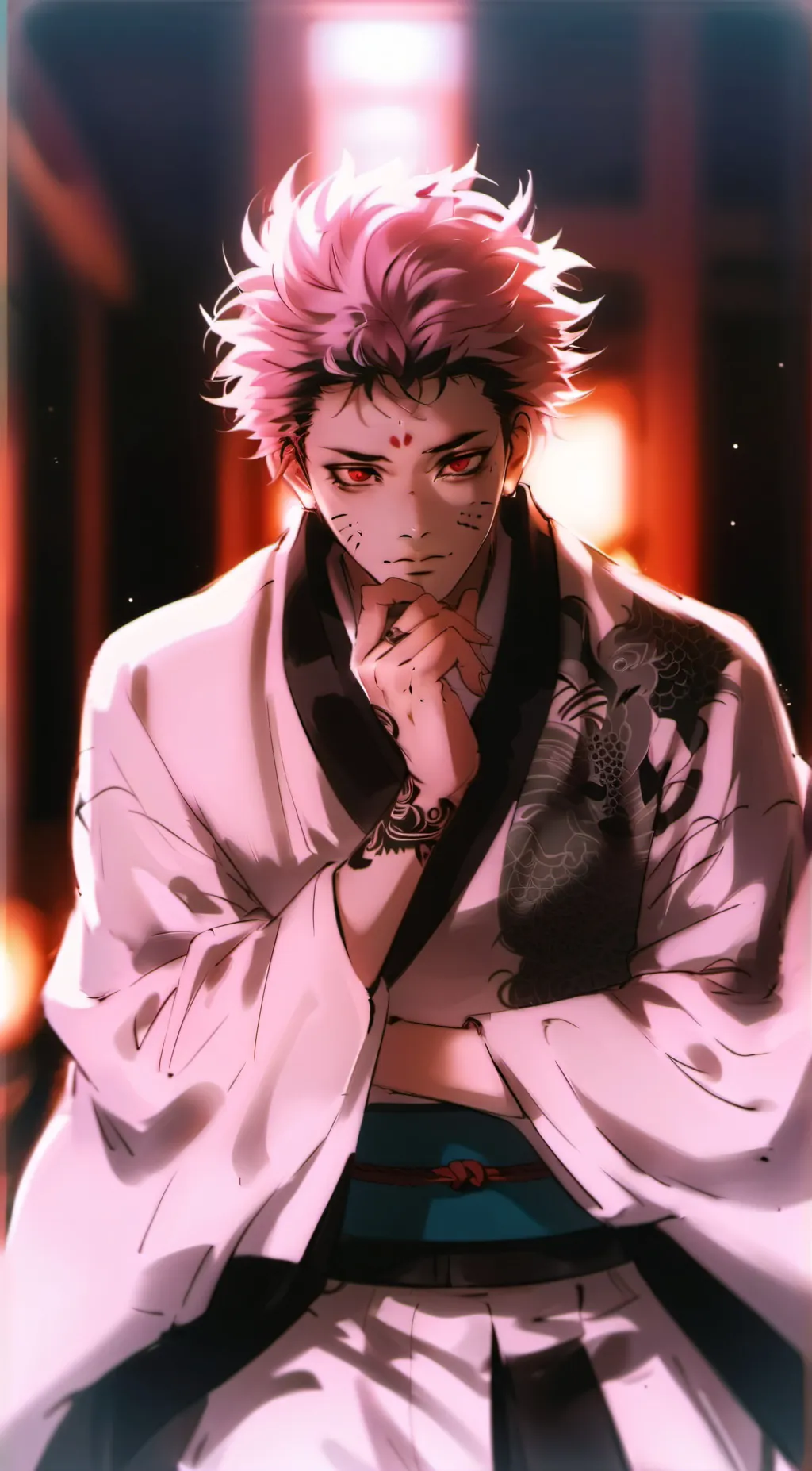 ai character: sukuna background