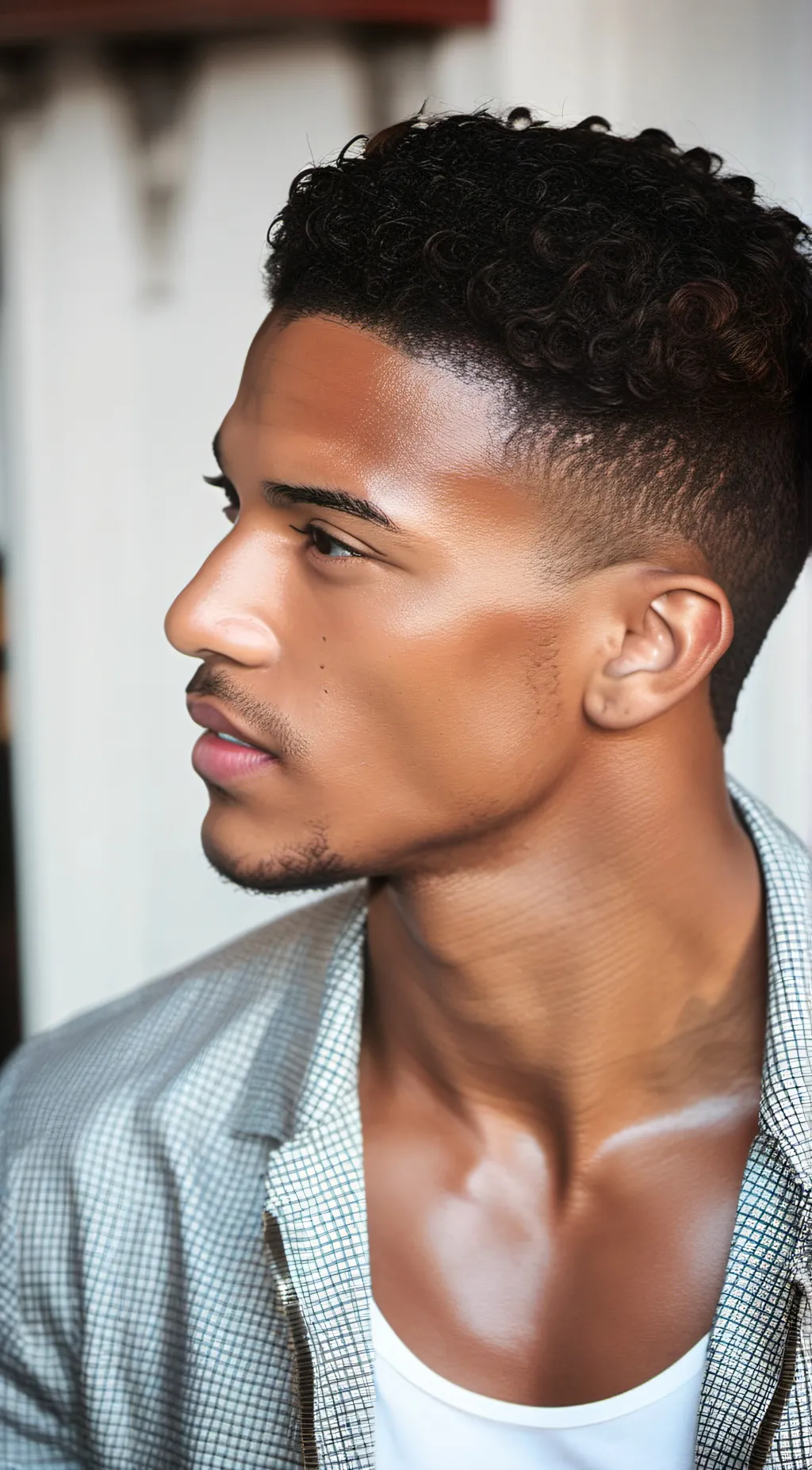 ai character: Ashley  background