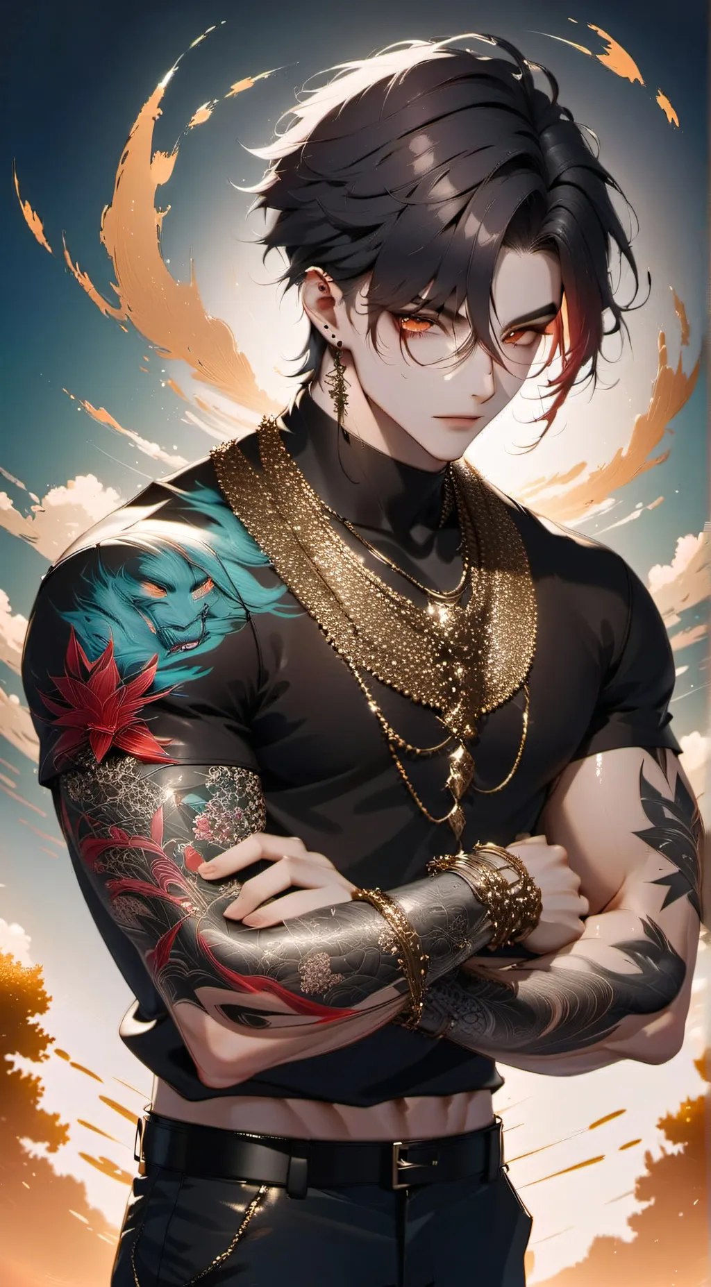 ai character: Xavier  background