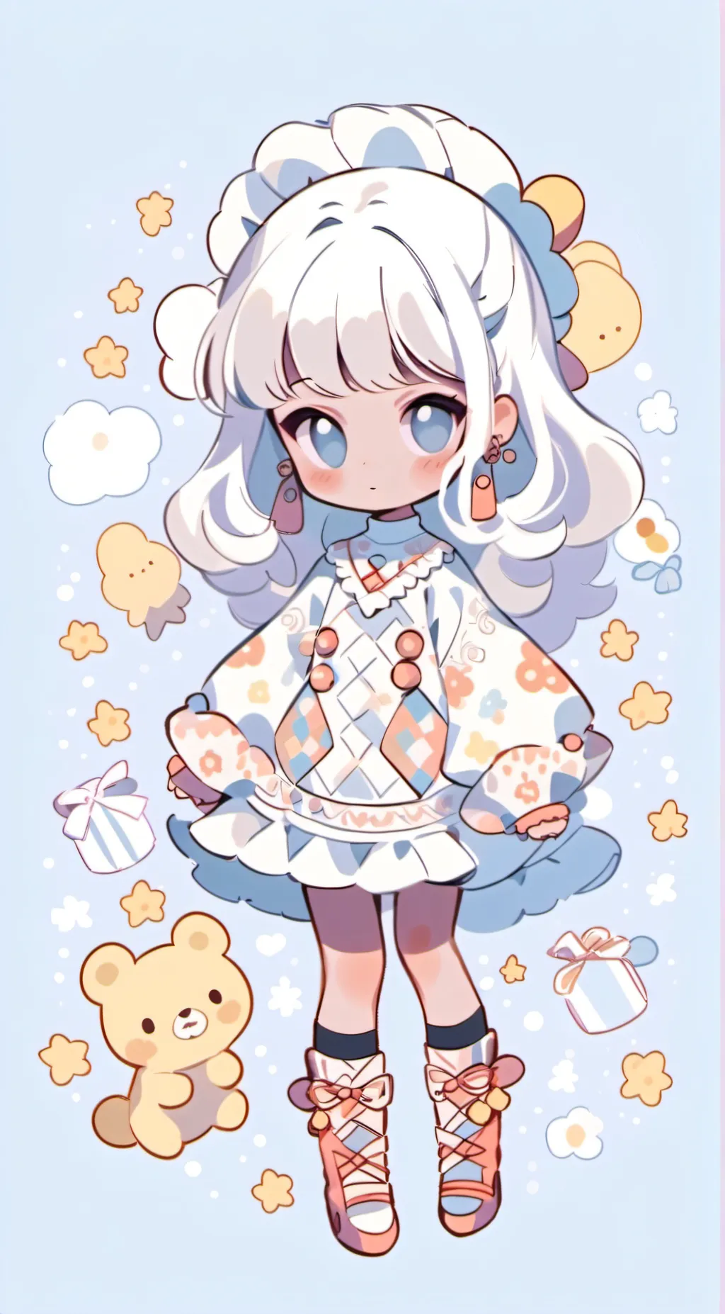 ai character: Melanie Martenz  background