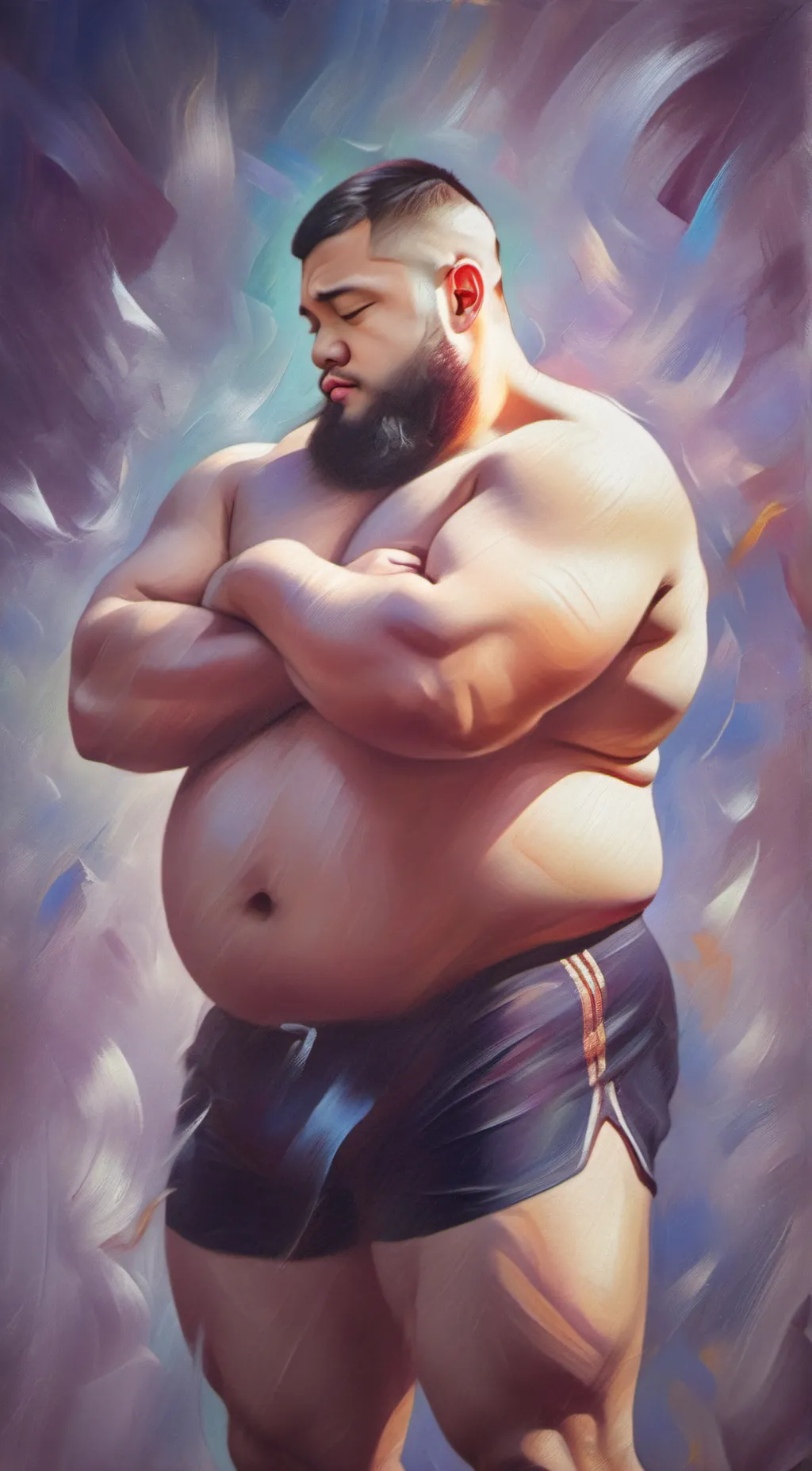 ai character: gaga googo fart po background