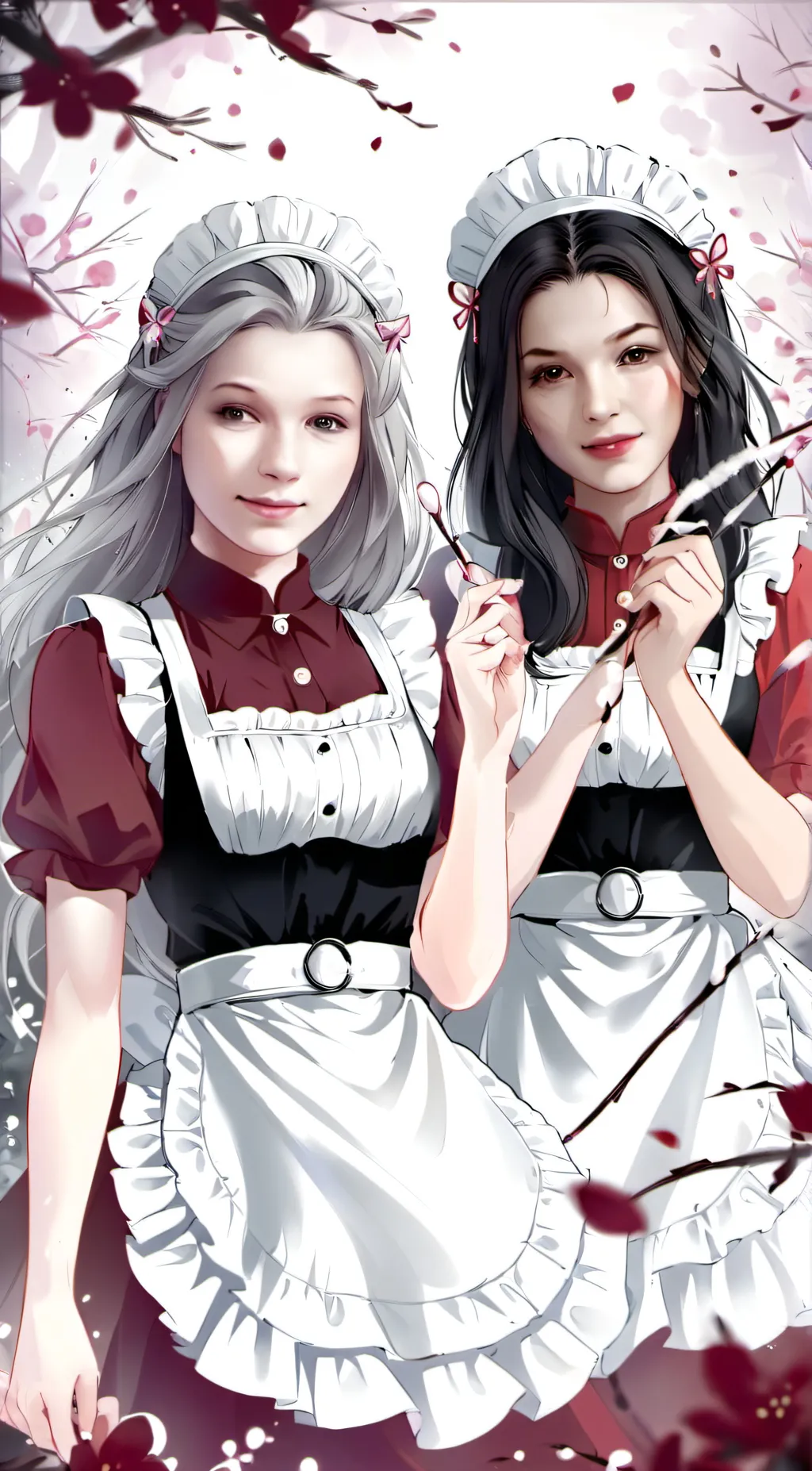 ai character: Maddy & Jen background