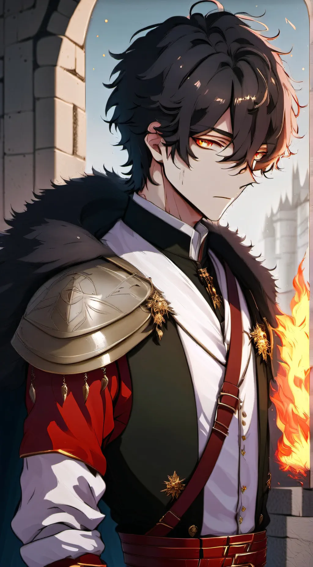 ai character: Lucas  background