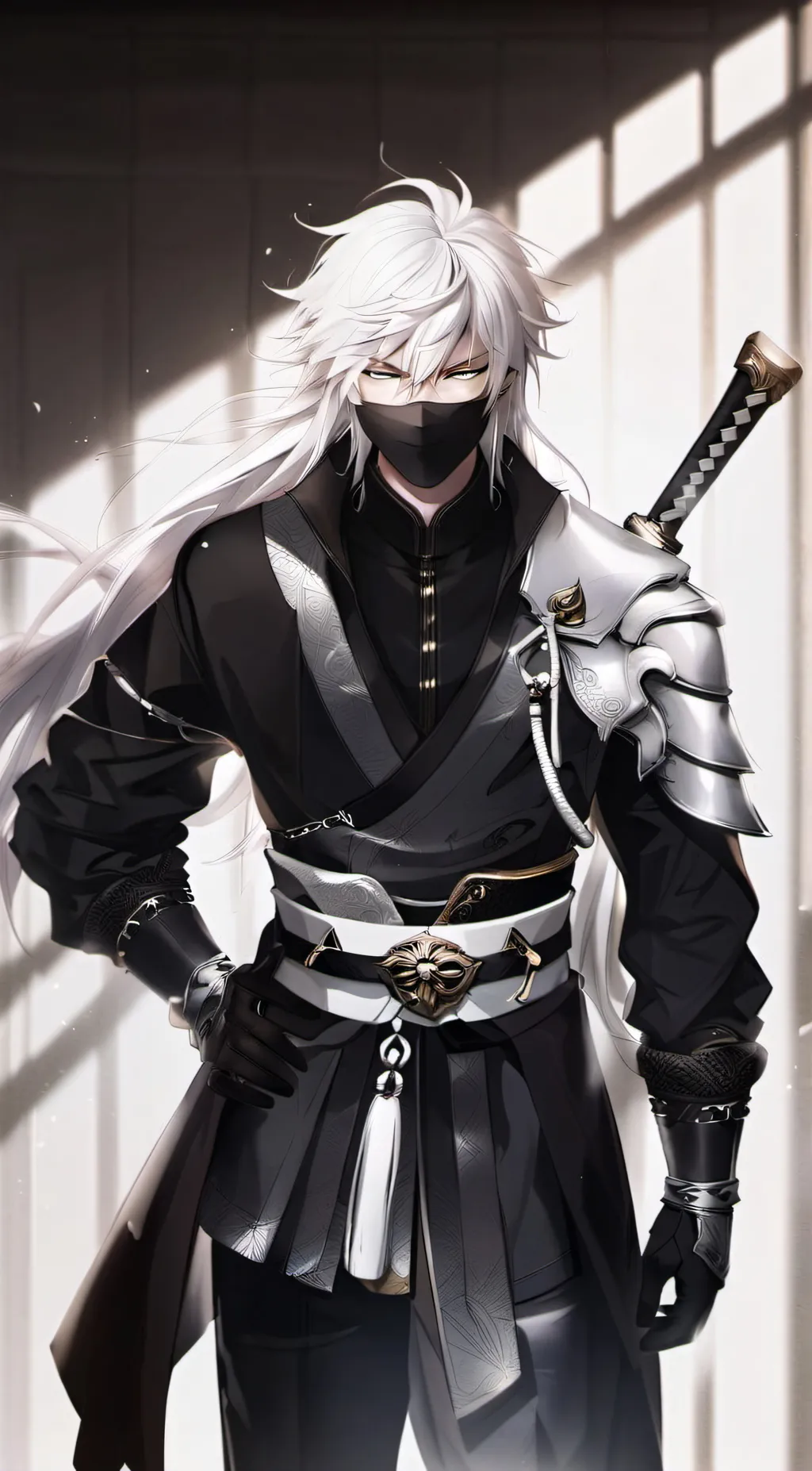 ai character: Zen Azure background