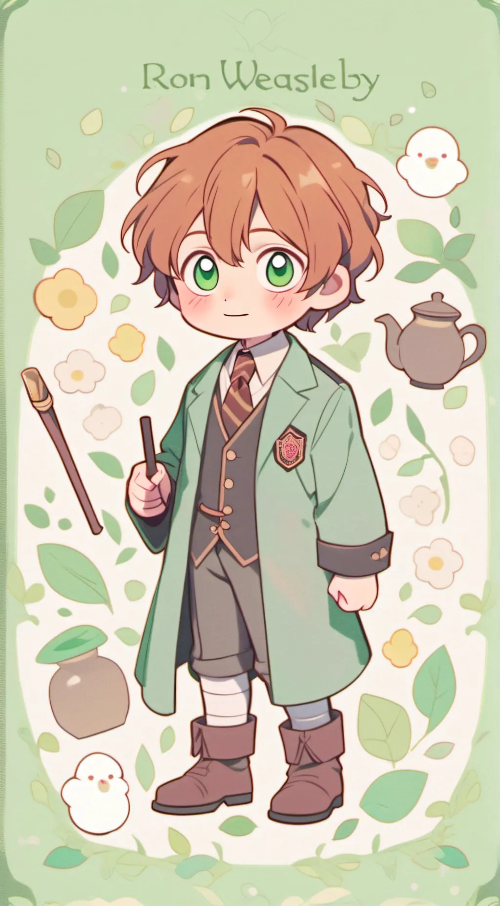 ai character: Ron weaselberry background