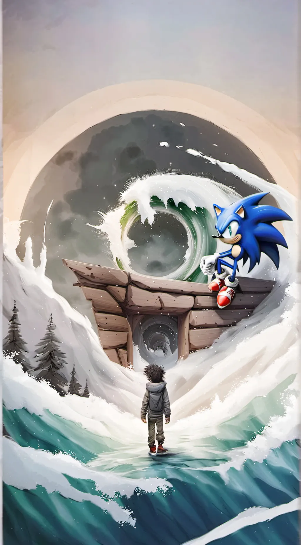 ai character: sonic background