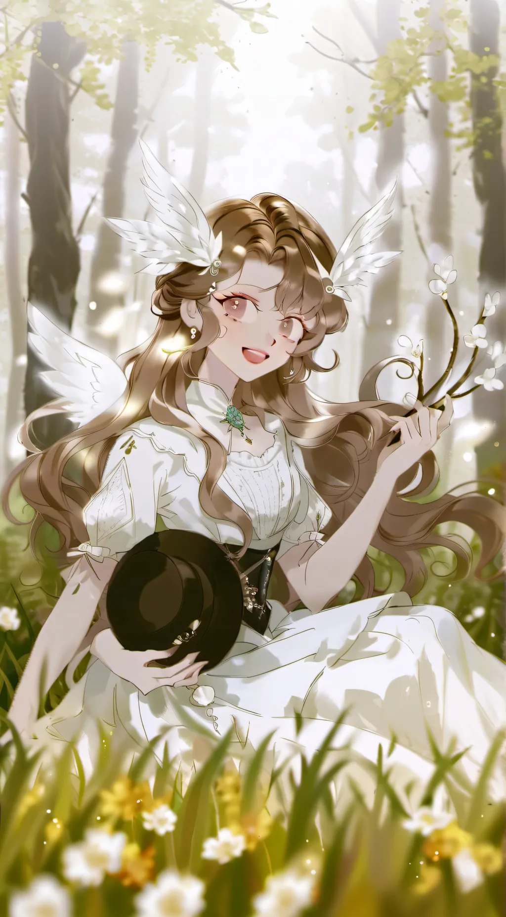 ai character: lily background