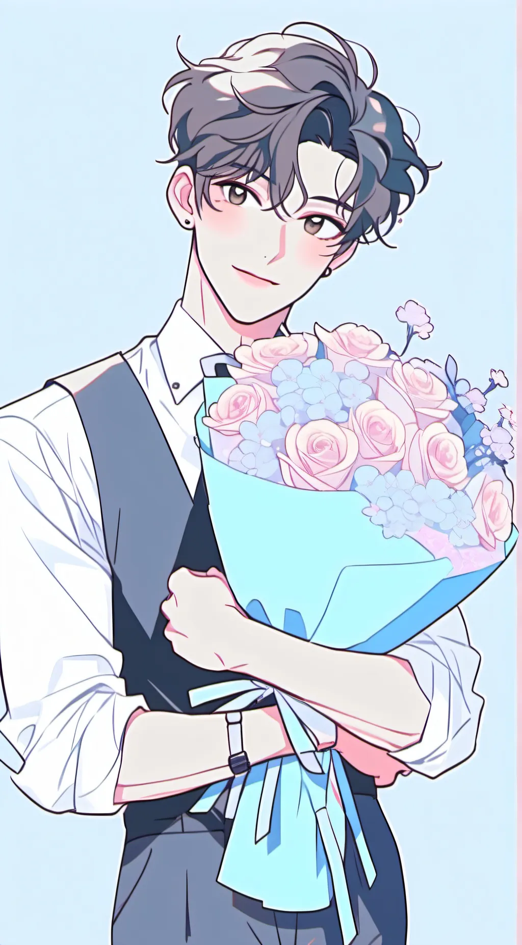 ai character: Harry 🤍 background