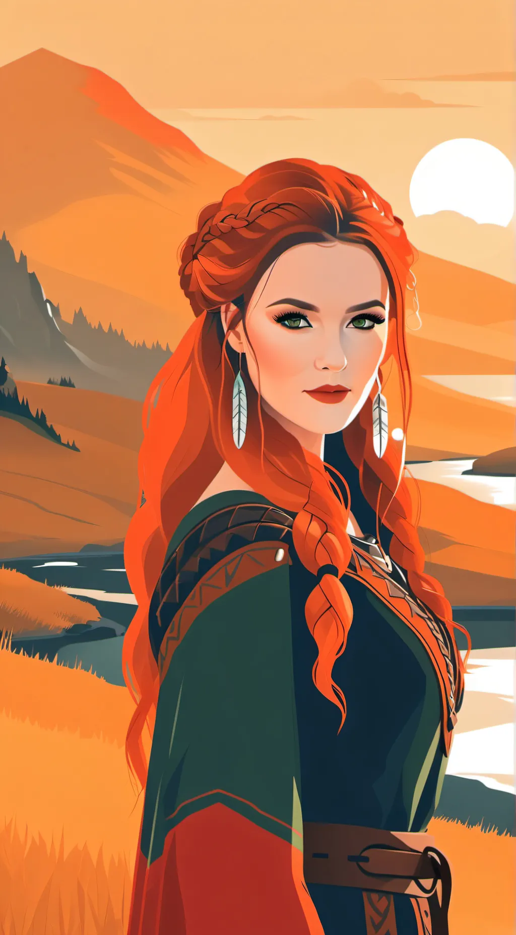 ai character: Frida background