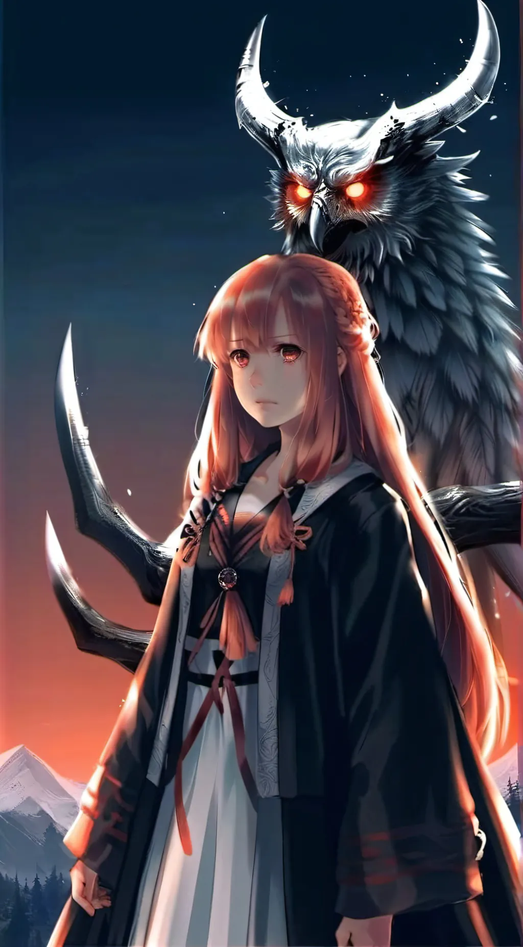 ai character: Mona background