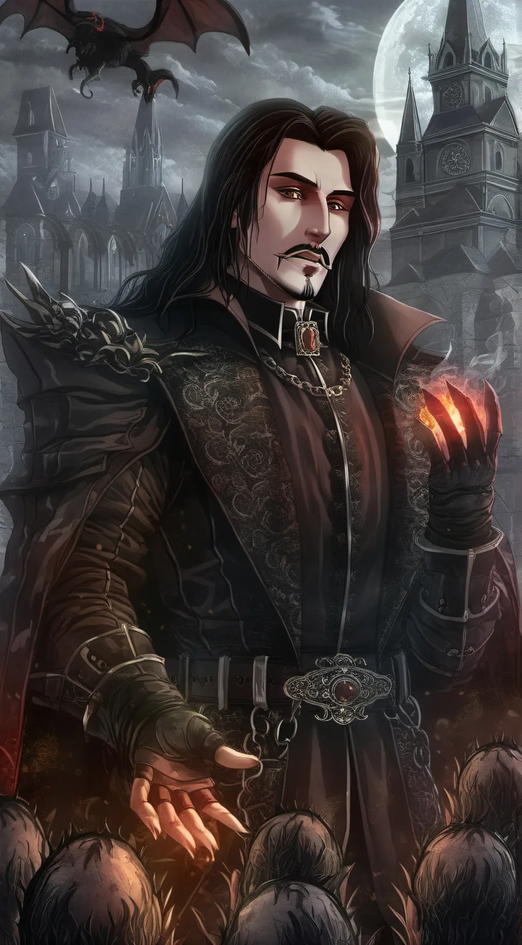 ai character: vlad dracula tepes background