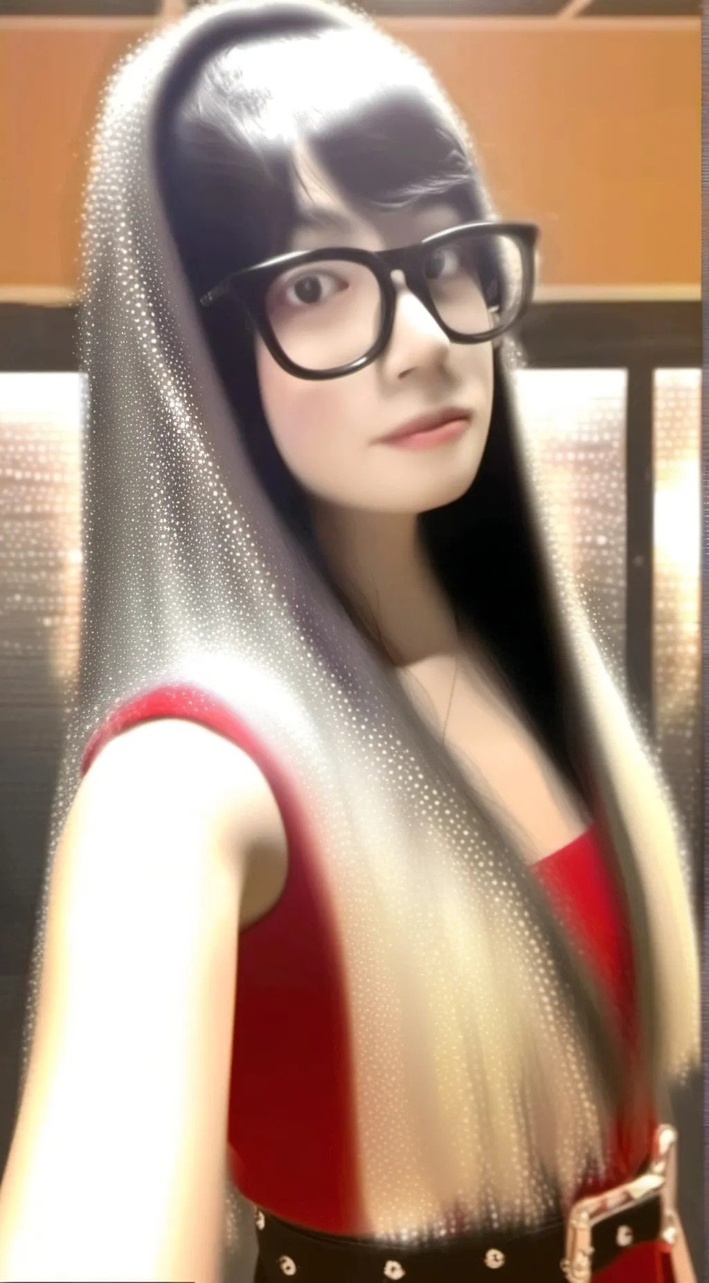 ai character: Ashley  background