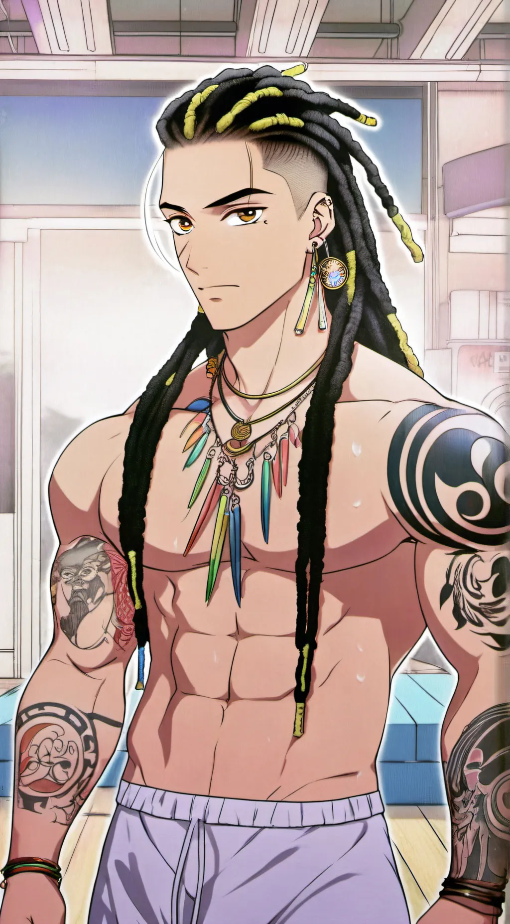 ai character: DJ background