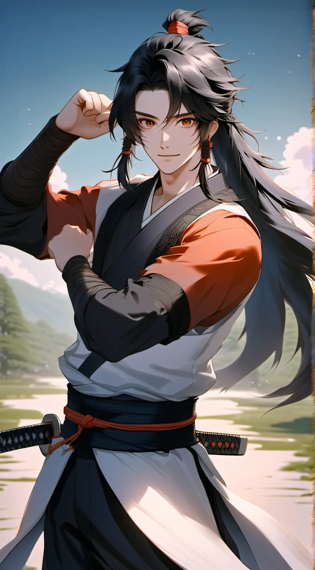 ai character: entertainment arc background