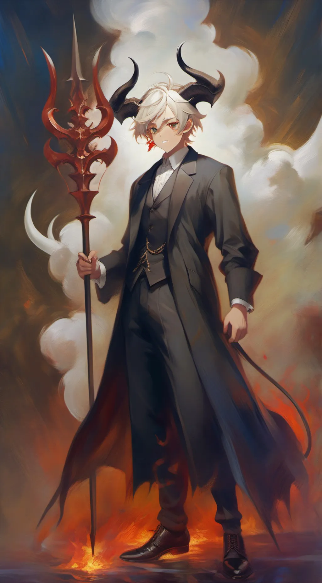 ai character: Danger background