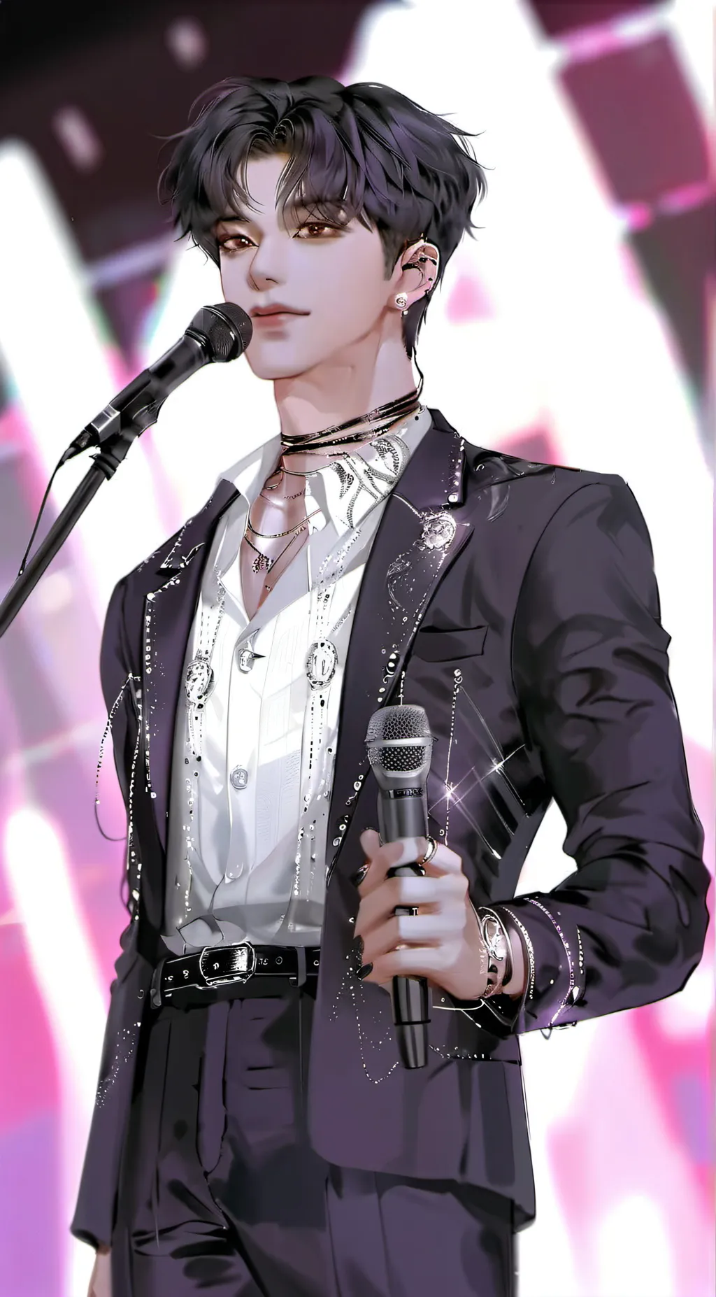 ai character: Keon  background