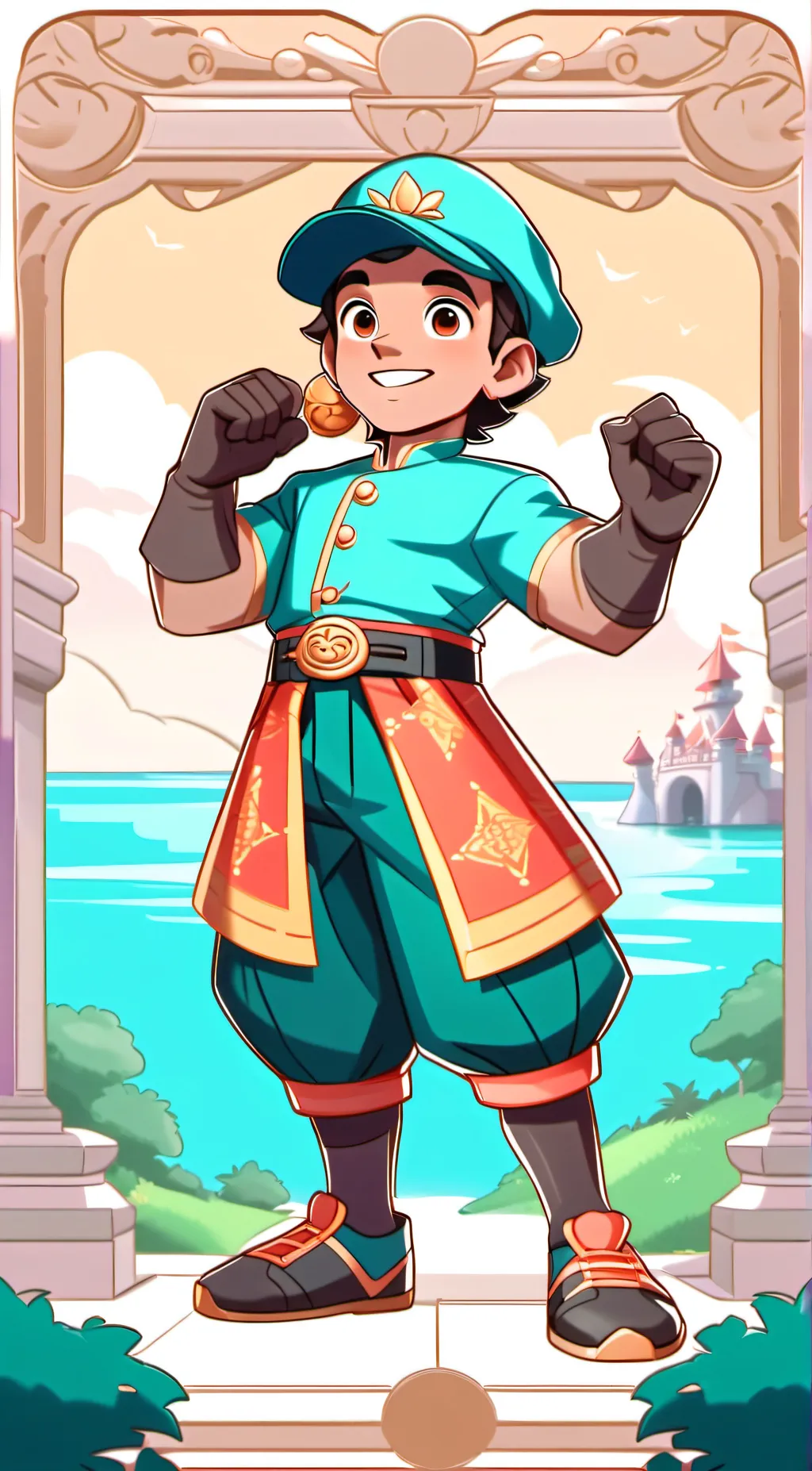 ai character: Ｋａｉ　（ペ桜お） background