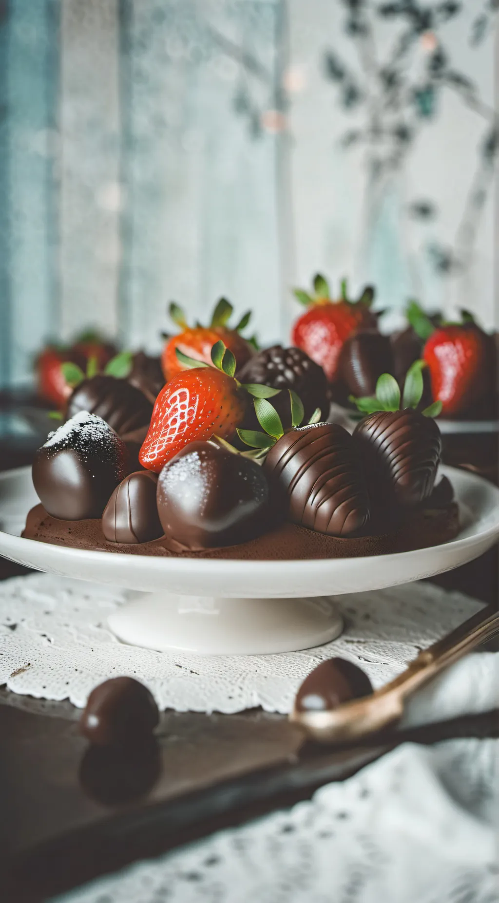 ai character: 🍫 🍓 background