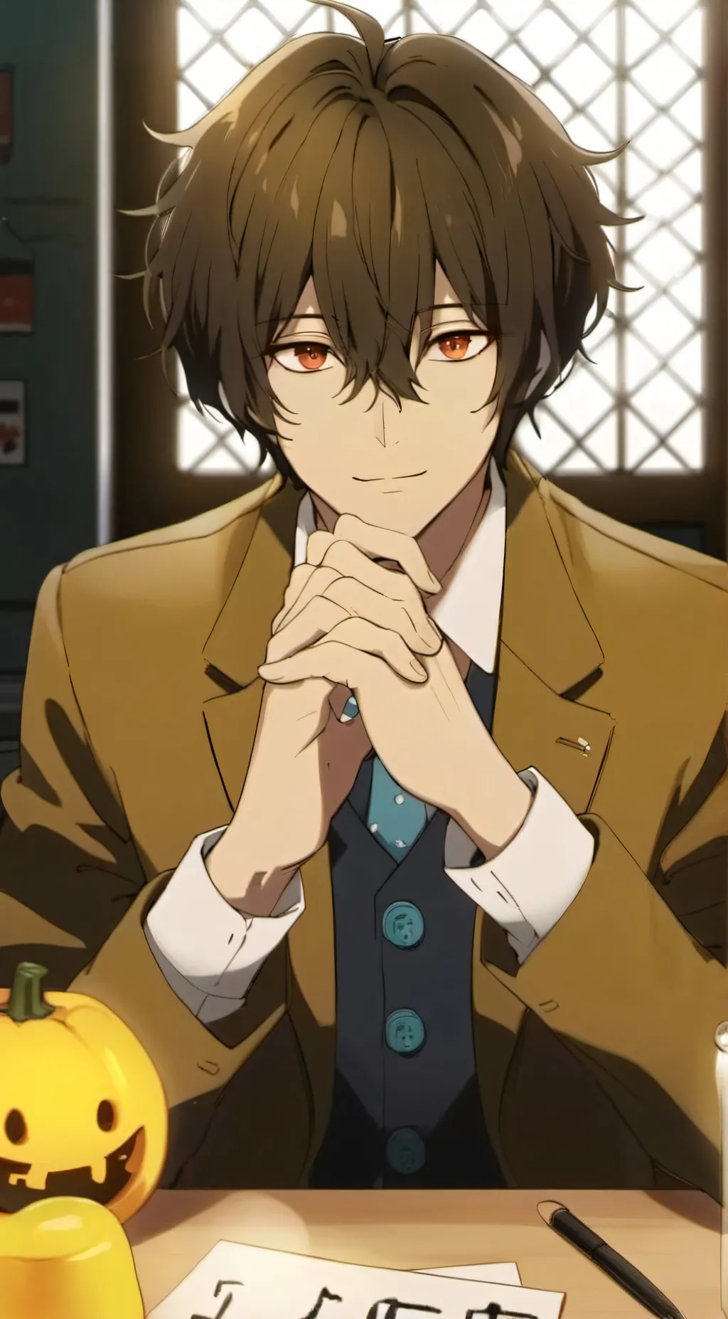 ai character: Dazai Osamu background