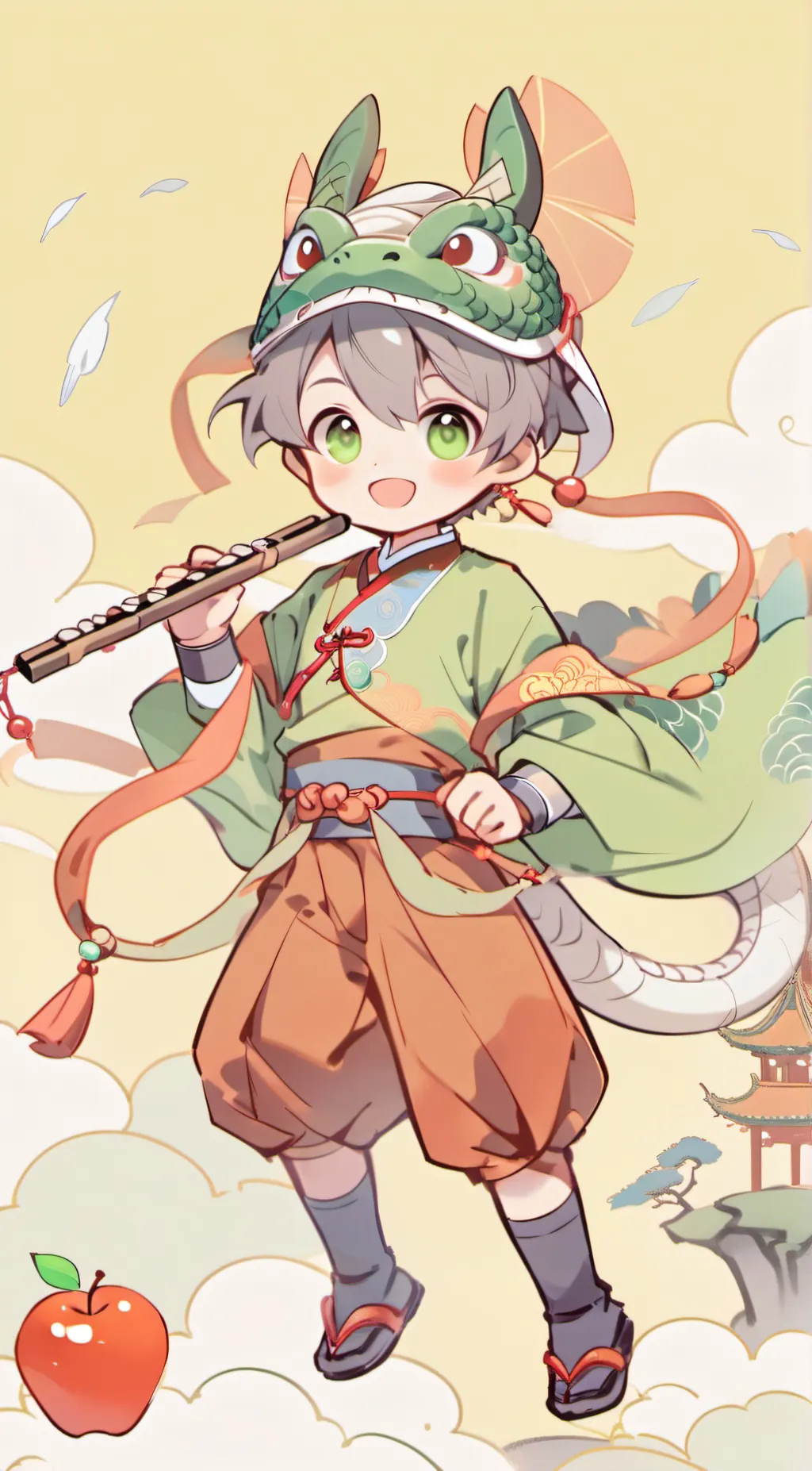 ai character: Longlong background