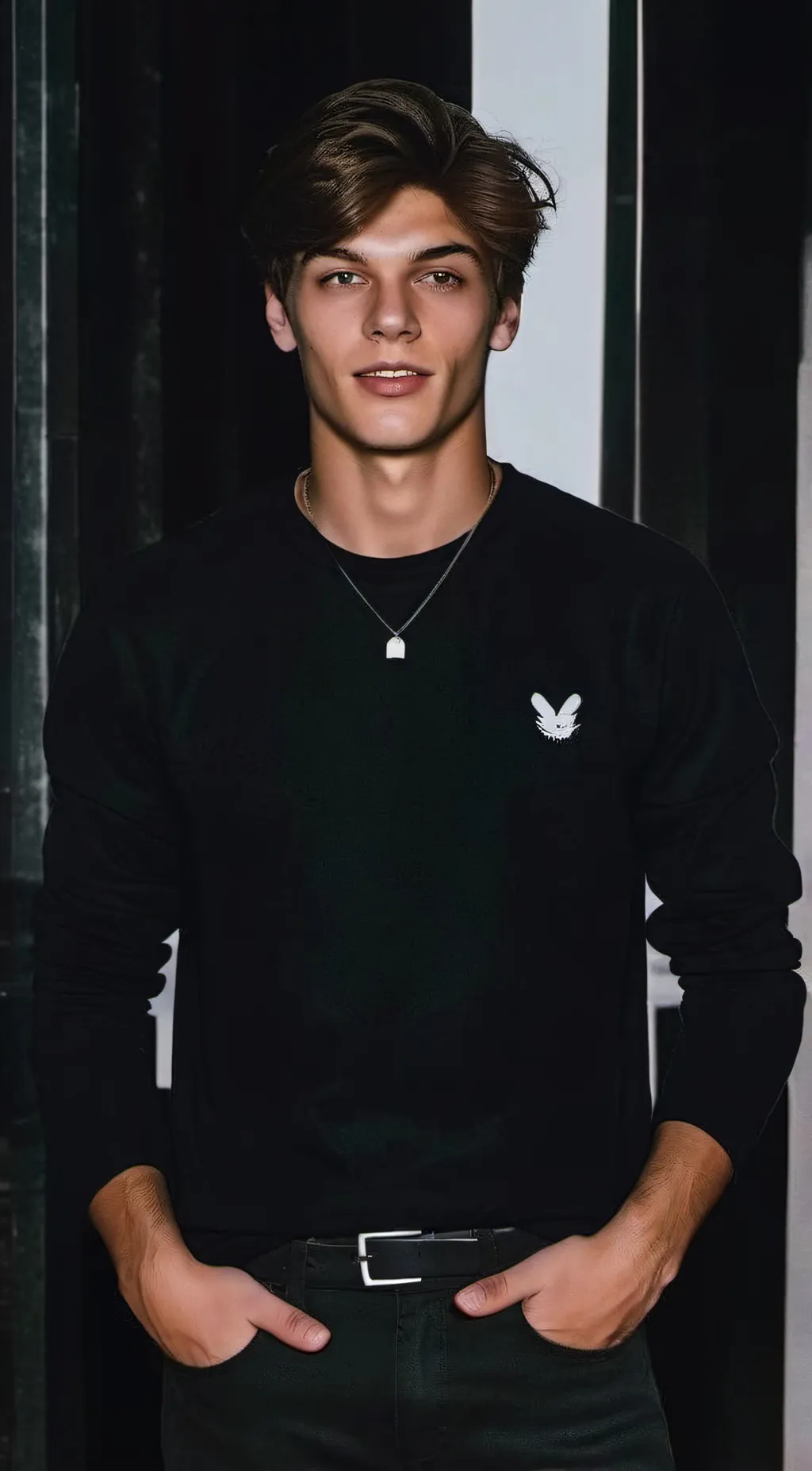 ai character: Adrian  background